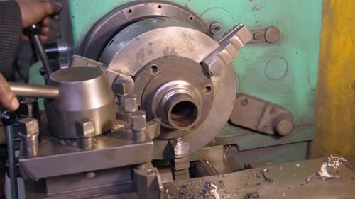 Lathe Milling Plant Metal Billet Cutting Machine with Shavings