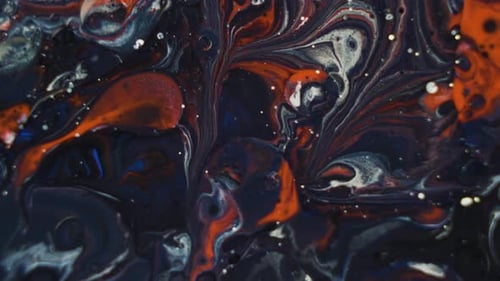 Abstract Swirling Paint Background