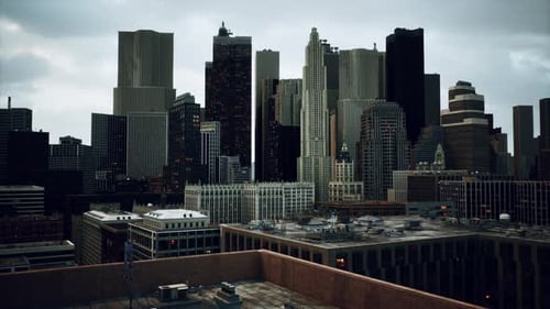 Panorama aéreo espetacular da cidade