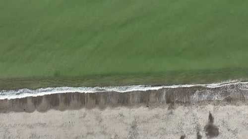 Top down view over Sandy Neck Beach, Cape Cod.