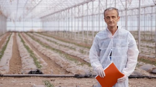 Portrait Of Agricultural Engineer