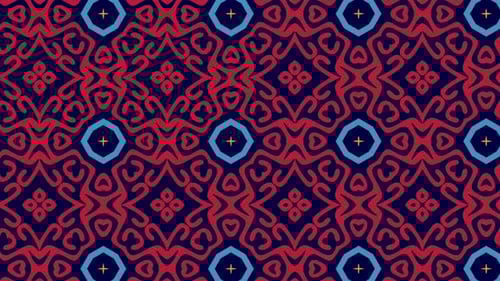 Fond d'animation de motifs isométriques fluides | Fond de motifs de récompenses