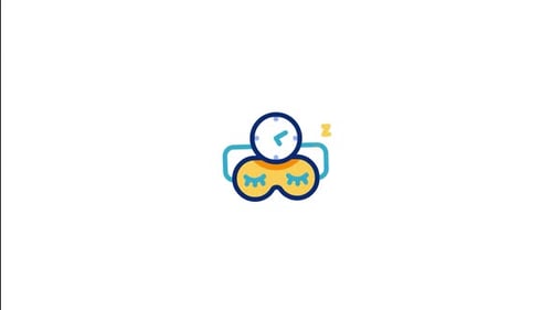 Sleeping Mask Animated Icon