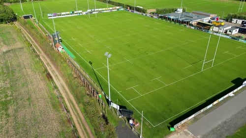 Canterbury Rugby Club pan up reveal the stadium