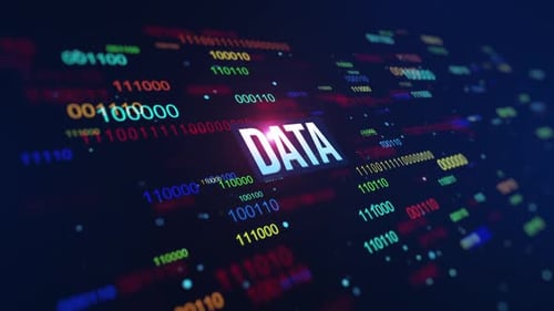 Contexte du code binaire numérique de données