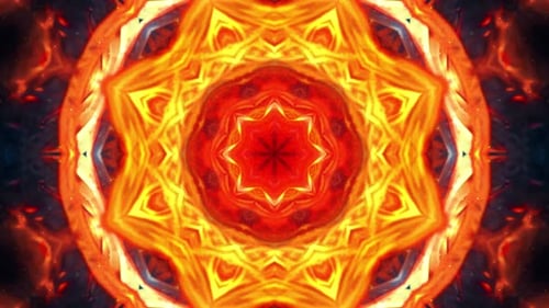 Fire Explosion Tunnel Background