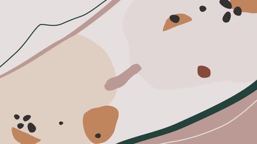 Trendy Warm Abstract Animated Background