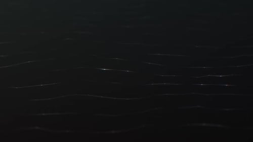 Colleción Canvas: Olas brillantes flotando sobre un fondo negro