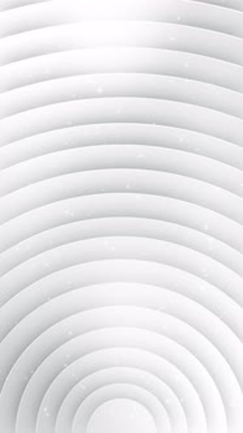 White Geometric Abstract Background Animation with Expanding Circles