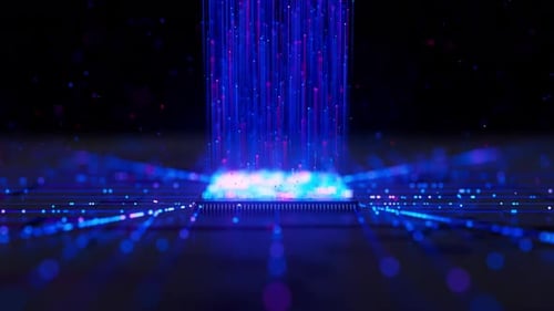 Zentrale Datenverarbeitungseinheit für Mikrochips mit künstlicher Intelligenz auf Leiterplatten, Quantencomputer