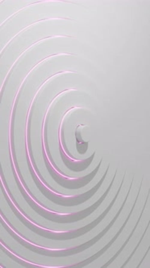 Concentric Rings Loop 3D Animation