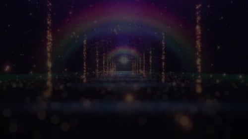 Heaven Music Animation Overlay Background