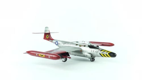 Vintage U.S. Air Force Fighter Jet Model Display