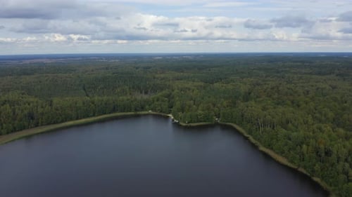 Lake of Marinovo in Rominta forest