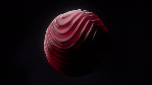 Wavy Red Sphere Loop