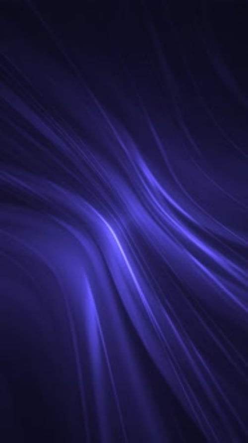 Abstract Blue Glowing Liquid Lines Background
