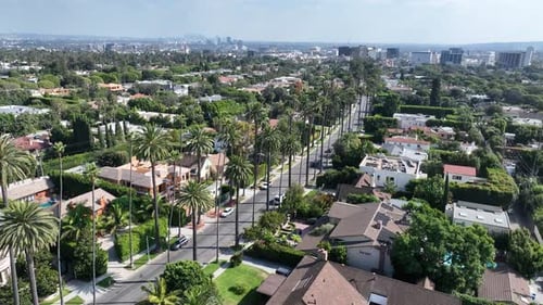 Beverly Hills at Los Angeles in California United States.