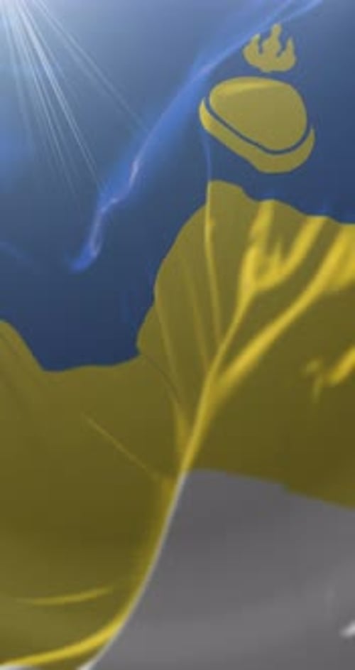 Drapeau de l'Okrug autonome d'Agin Buryat