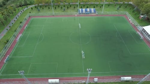Aerial Soccer Field