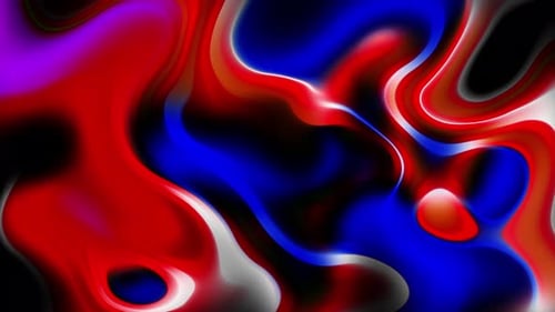 Vibrant Abstract Fluid Color Swirl Background Loop