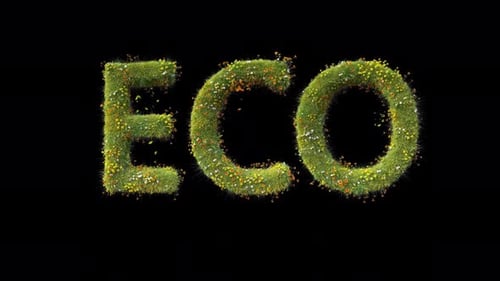 Green Grass ECO Title On Alpha
