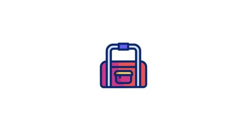 Sport Bag Animated Icon