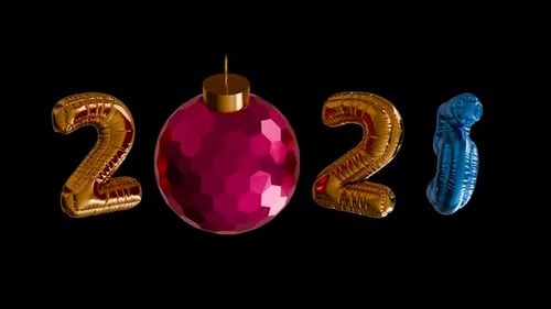 Creative New Year 2025 Countdown Inspired VJ Loop for Festive Celebrations