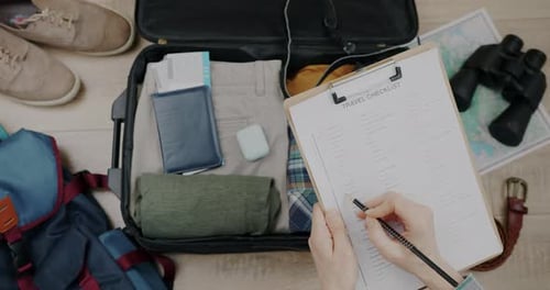 Travel Preparation: Suitcase and Packing Checklist