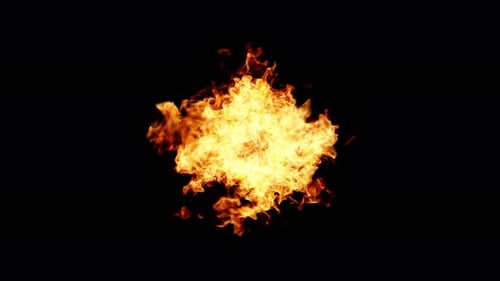 VFX-Overlay „Feuer, Schockwellen-Explosion“