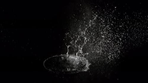 Dynamic Water Splash Effect with Realistic Drops