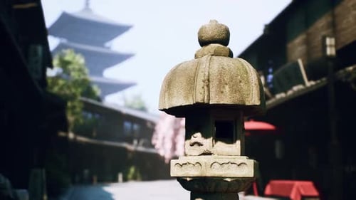 Japan Cityscape in Tample Historic District