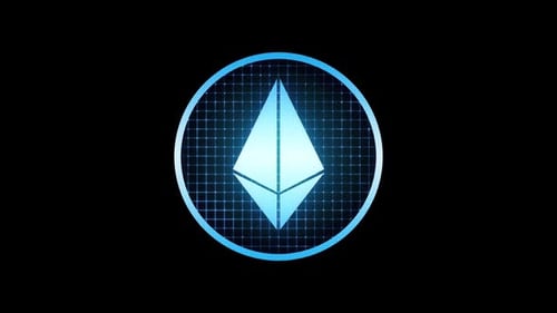 Etherium Eth Digitales Kryptosymbol