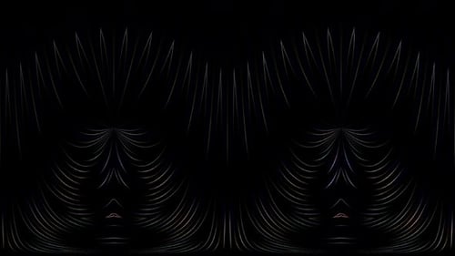 Colorful Abstract Flowing Lines Background