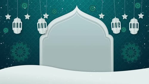 Ramadan Kareem Eid background with Free Space