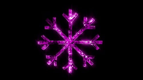 Sparkling Purple Crystal Snowflake for Holiday Celebrations