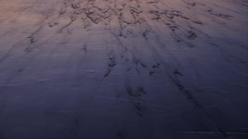 Abstract beach sand at sunrise or sunset