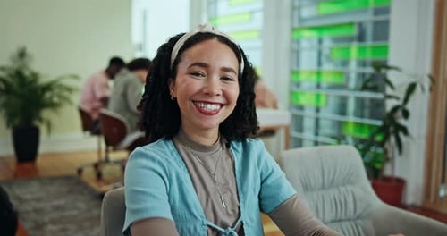 Woman, face and confident student at college, mind development and studying at university