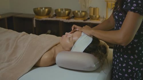 Indulge in a Relaxing Facial Treatment at the Spa Skincare and Beauty Therapy Session