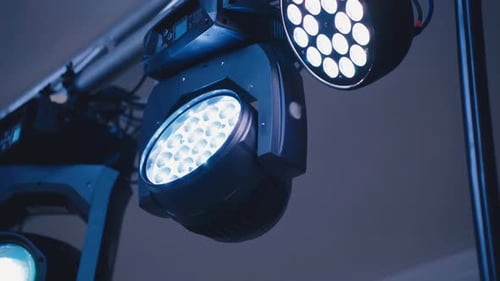 A Device for Lighting Effect Used at Concerts Night Club or Other Event Concert Spotlights of Light