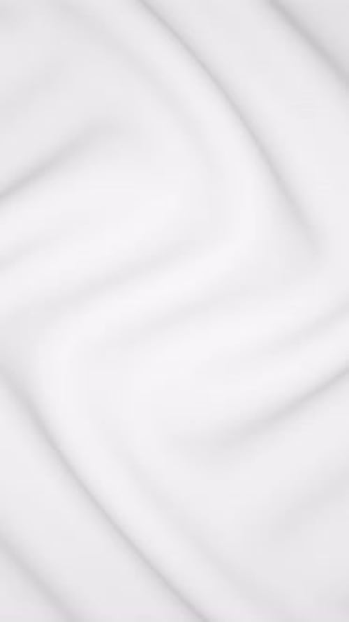 Animação de tecido de seda branca Twist Smooth Light Cloth Folding Vertical Video