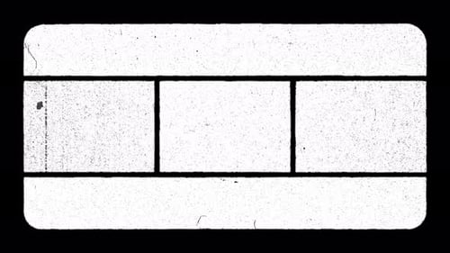 Collage Collection: Vintage screen effect in rectangular collage layout for closing shot