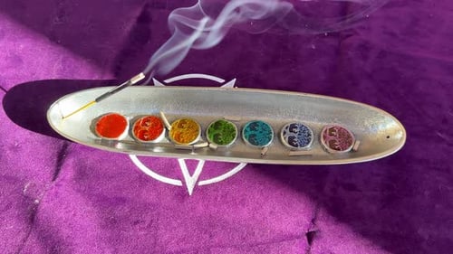 Seven Chakras Signs with Aroma Essense Stick