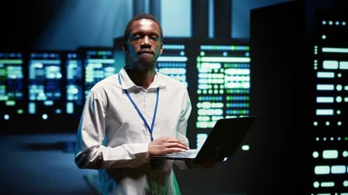 Specialist Working on Server Systems
