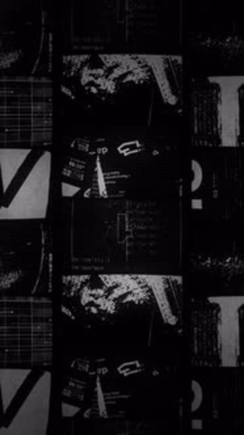 Negative Monochrome Gritty Paper Scraps Textures Background Sliding