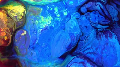 Abstract Colorful Ink Movements Spreads On Water Texture 719