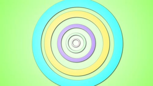 Abstract Circle Color Changing Motion Design Background, Circle Geometry