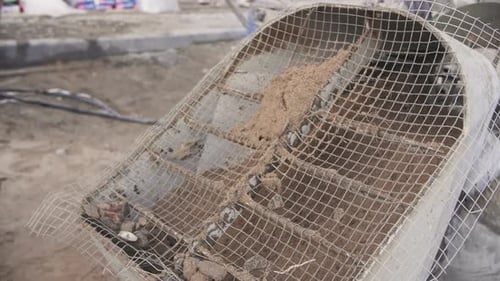 Loading of Sand Into the Pneumatic Supercharger for Semi Dry Screed