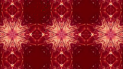 Kaleidoscopic Light Burst Abstract Glowing Vj Loop Background
