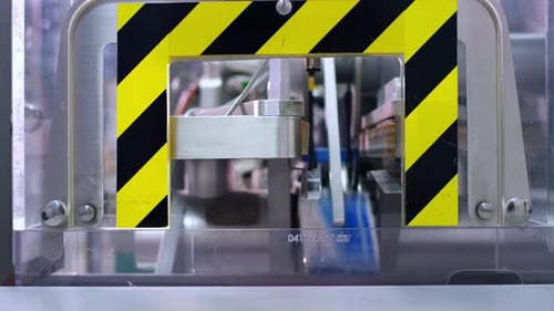 Automated Pharmaceutical Packaging Machine Loading Boxes