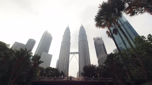 Petronas Towers and Kuala Lumpur Skyline